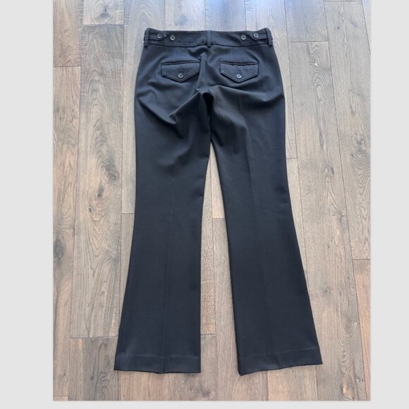 Express Columnist Black Dress Pants Size 0 Short Bootcut Workwear Career - Picture 3 of 5